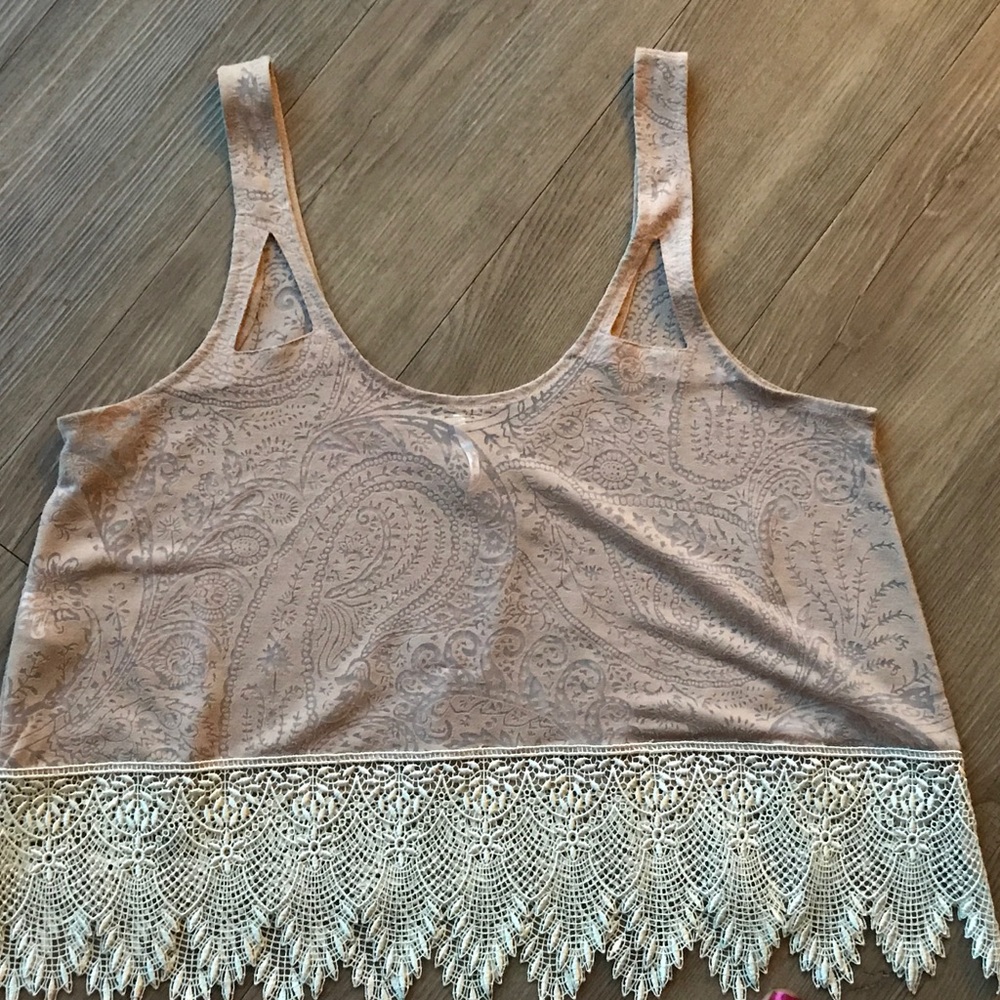 Free People Peachy Pink Tank size Small