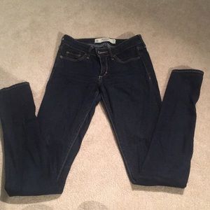 Abercrombie & Fitch dark wash skinny jeans