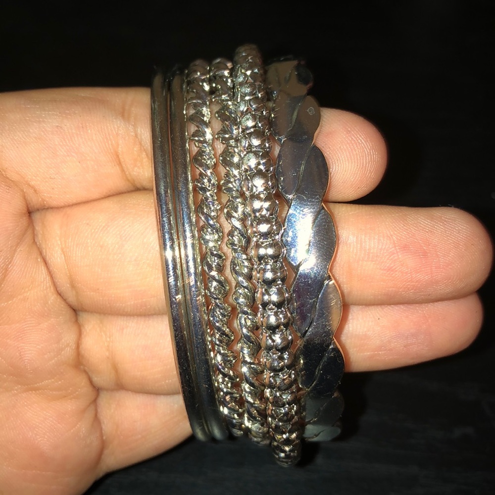 6 Steel Bracelets