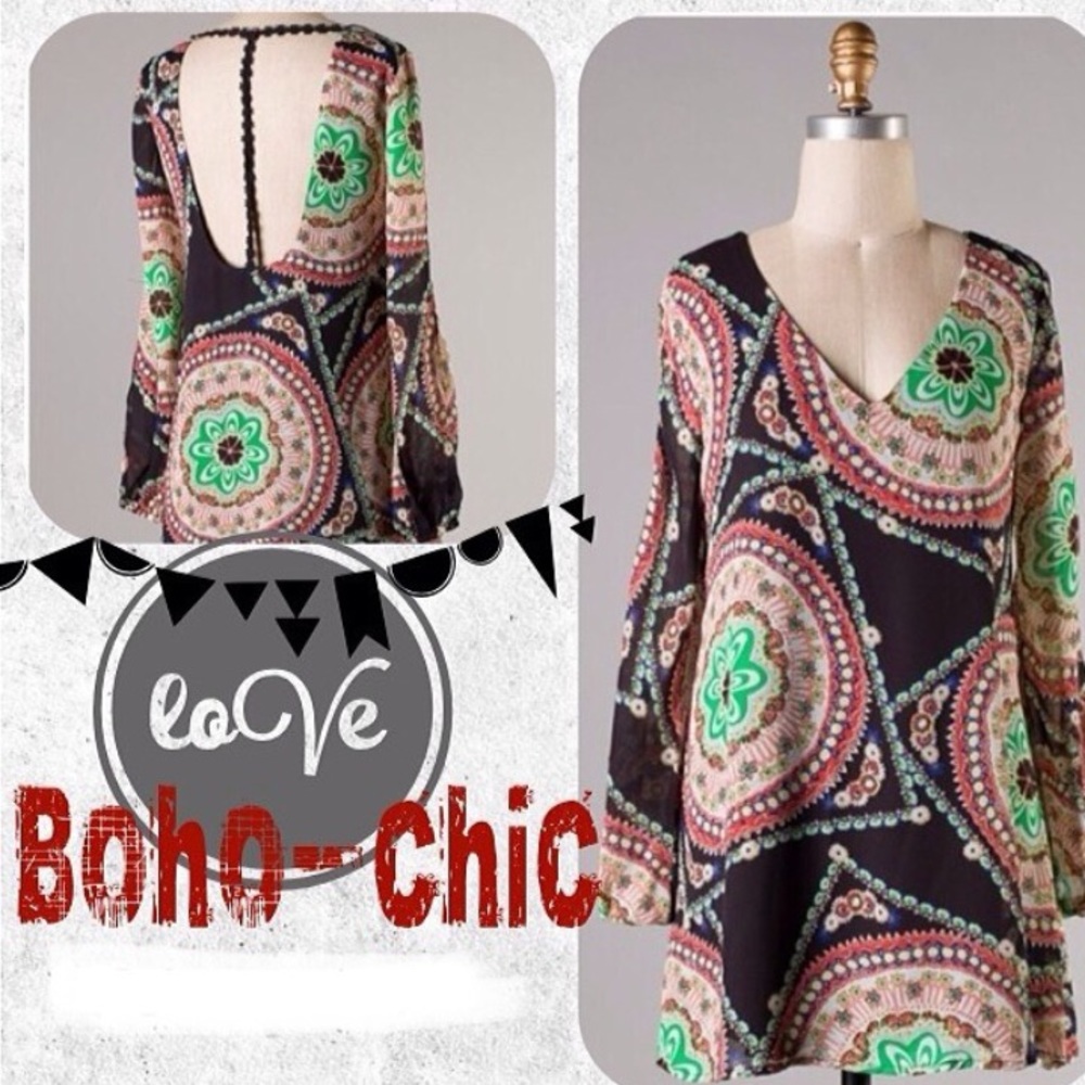 Boho low back top or dress if you dare!