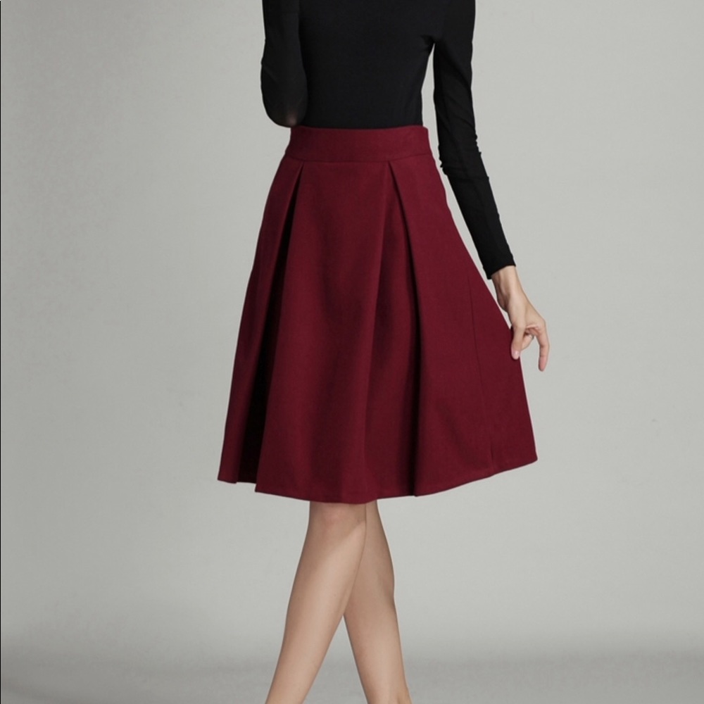 🆕Wool Gorgeous Winter Midi Skirt - Picture 2 of 2