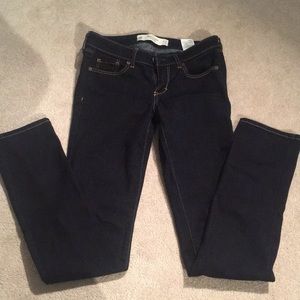 Abercrombie & Fitch dark wash bootcut jeans