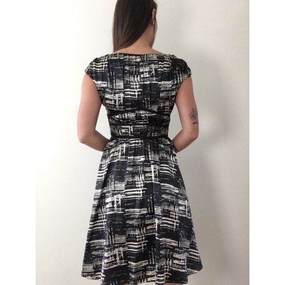 Aidan Mattox Printed A-Line Dress - Picture 2 of 5