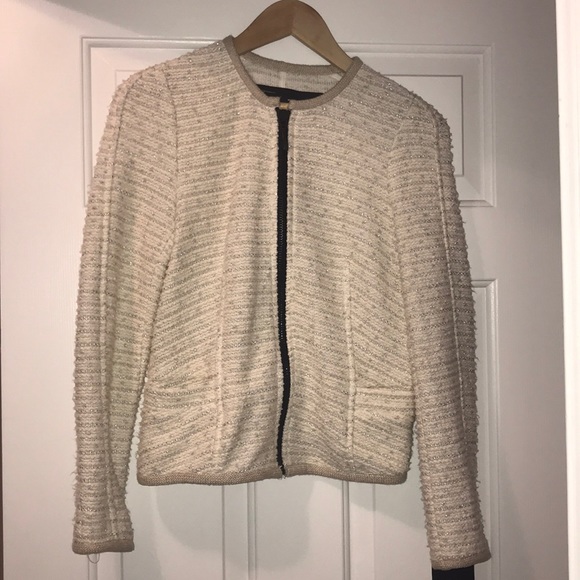Zara Jackets & Blazers - Zara Basic Tweed Jacket NWT