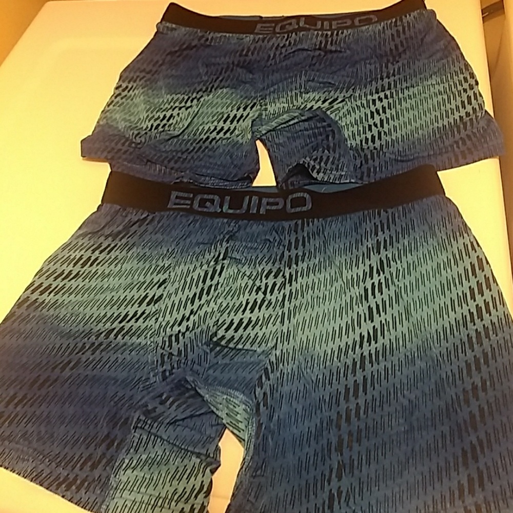 Equipo mens underwear, large blue print