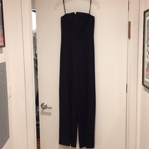 Black Halo strapless jumpsuit