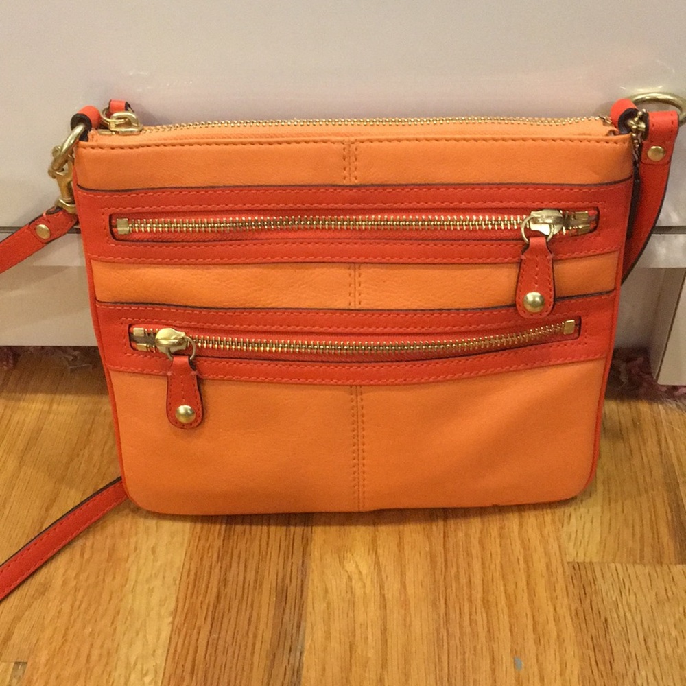 Brand new- no tags- orange coach cross body