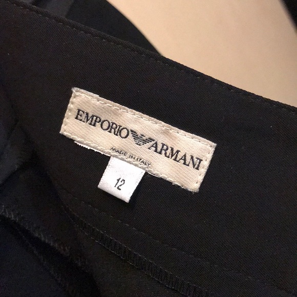 ⭐️⭐️SOLD⭐️⭐️Emporio Armani black wide leg pants - Picture 5 of 7