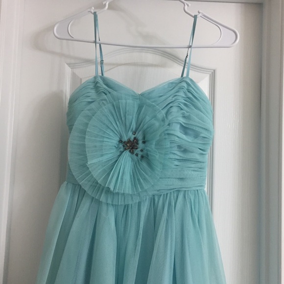 Baby Blue Formal Dress - Picture 2 of 5