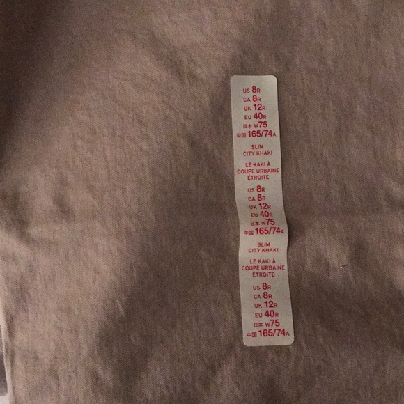 Gap Size 8 Khaki Pants - Picture 4 of 5