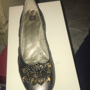 Anne Klein gold flats