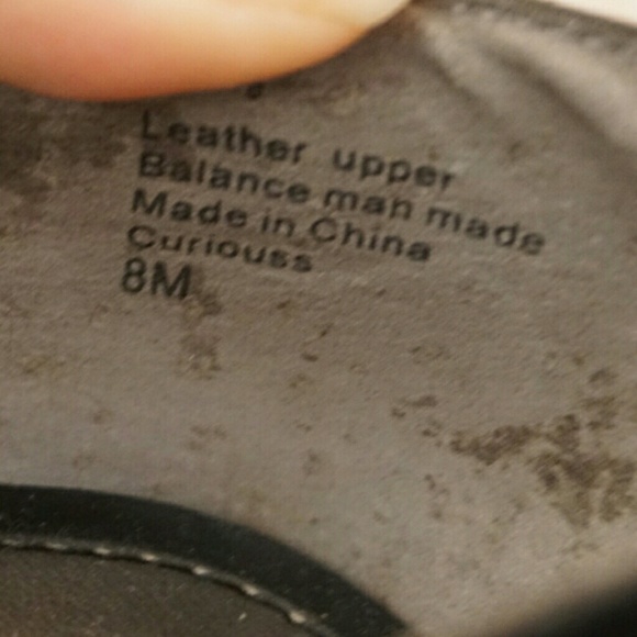 Black Alfani Heels Size 8 - Leather and Suede - Picture 5 of 5