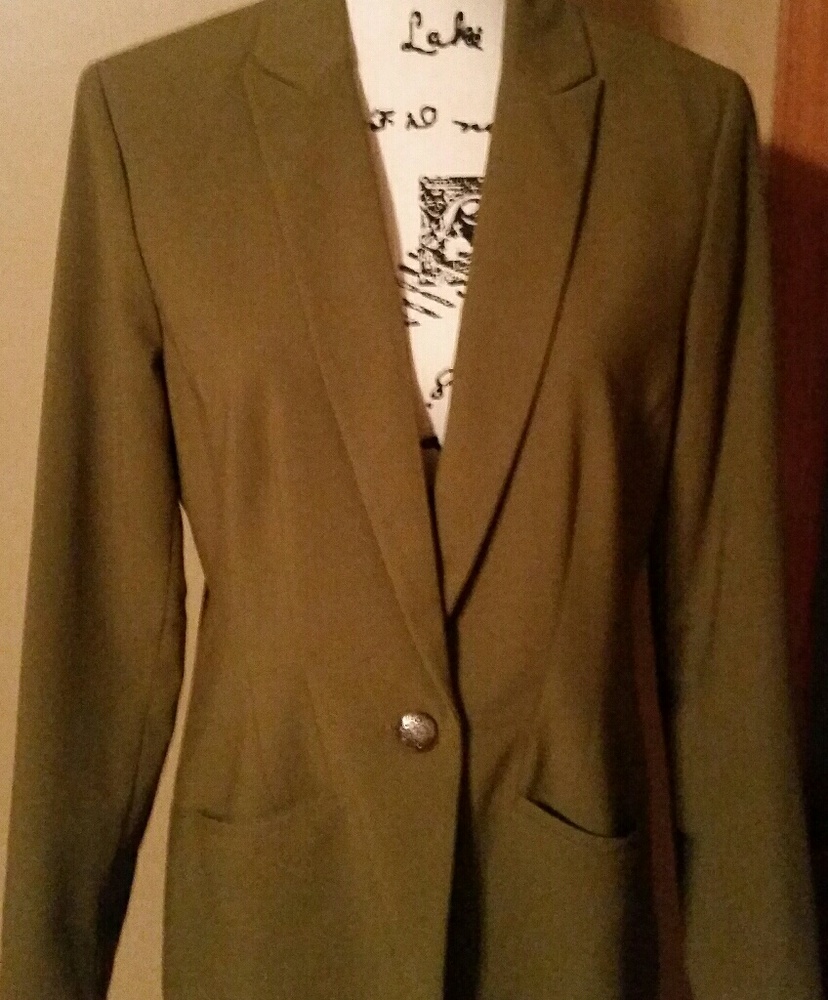 Forever 21 olive dress blazer sz. L