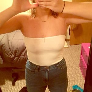 Fashion Nova Tube Top Bodysuit