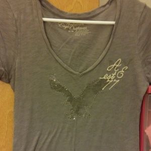 Bedazzled AEO V-Neck