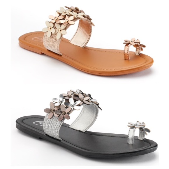 flower strap sandals