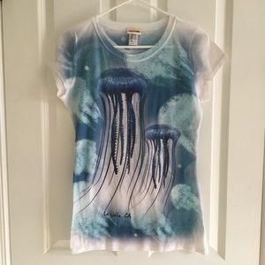Jelly Fish Printed T-Shirt