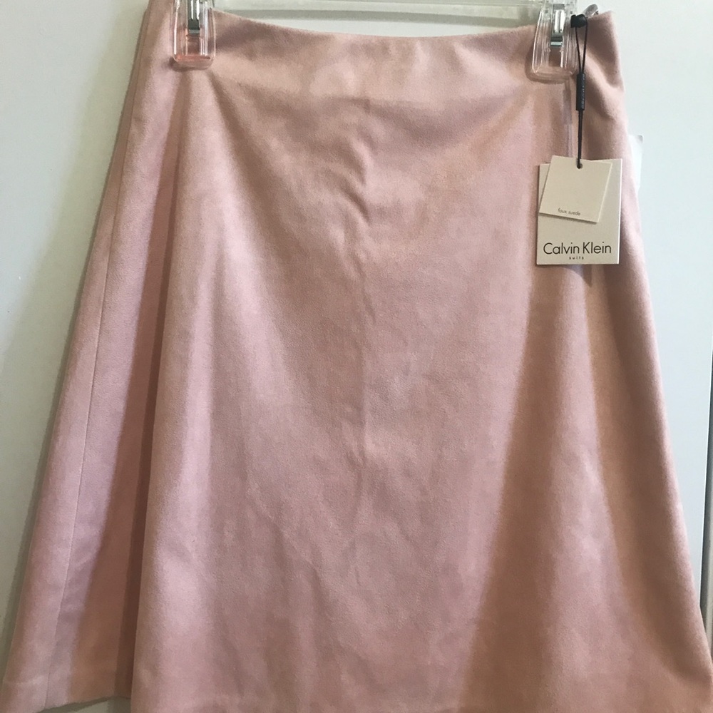 Calvin Klein blush pink skirt