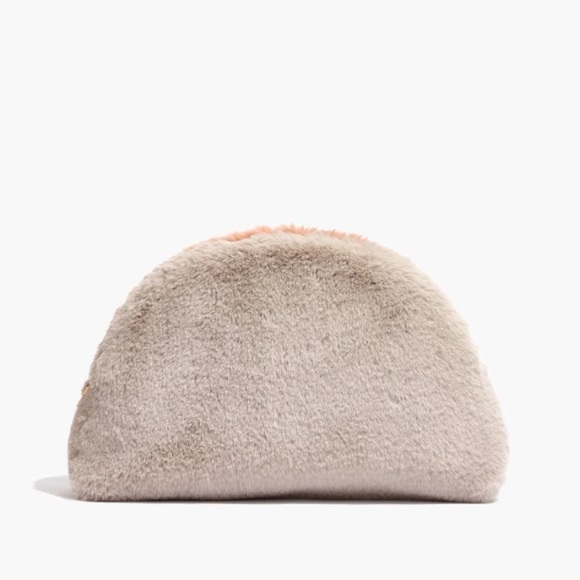 NWT Madewell ❤️ Colorblock Faux Mink Clutch - Picture 3 of 5