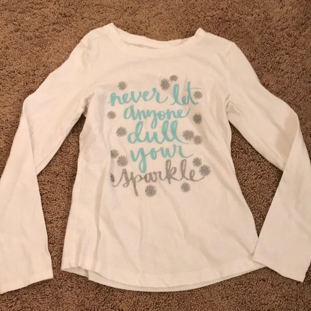 girls long sleeve tee ❄️ size 7/8