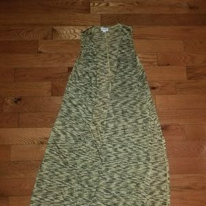 EUC Lularoe Small Joy gold and green!