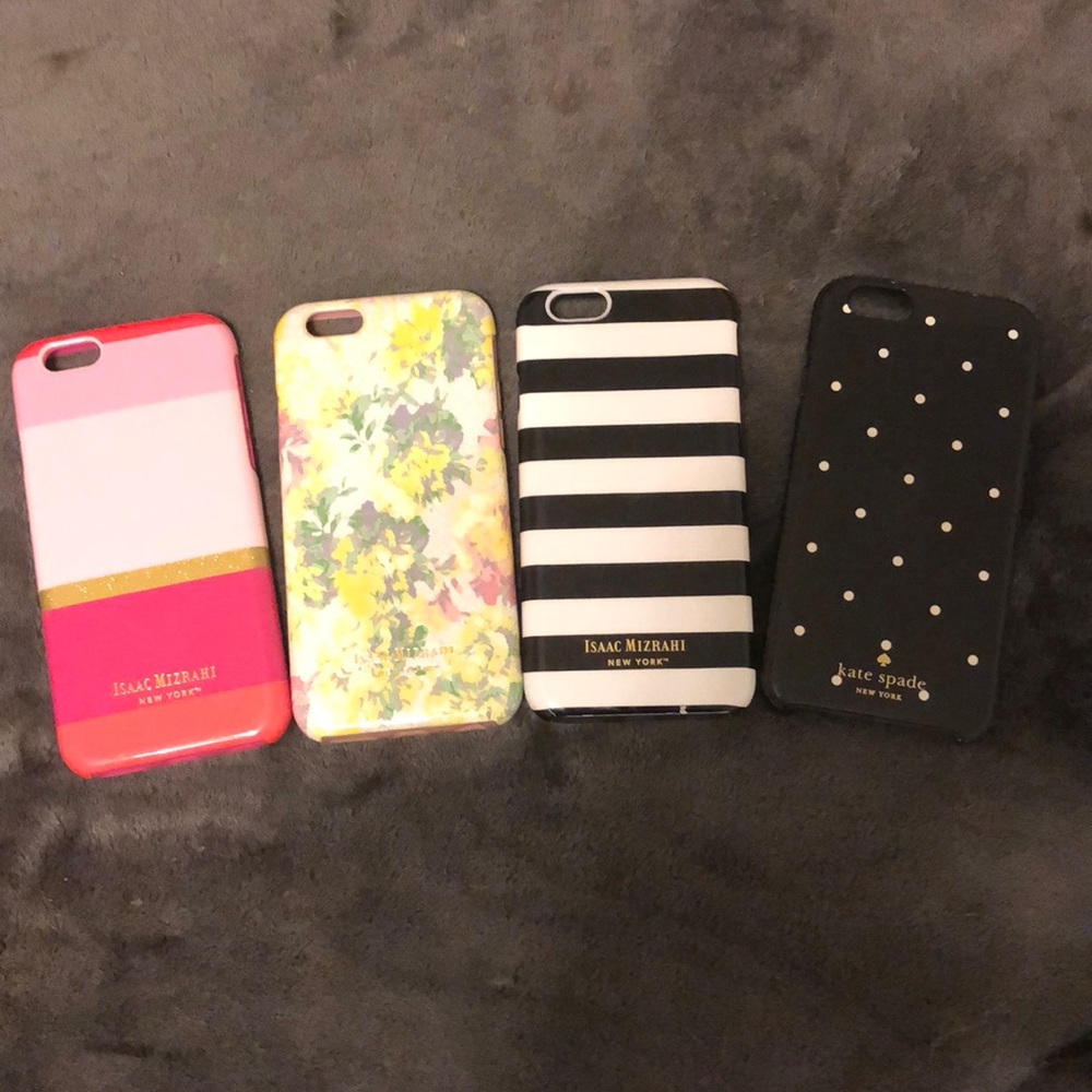 4 iPhone 6 cases - Isaac Mizrahi & Kate Spade