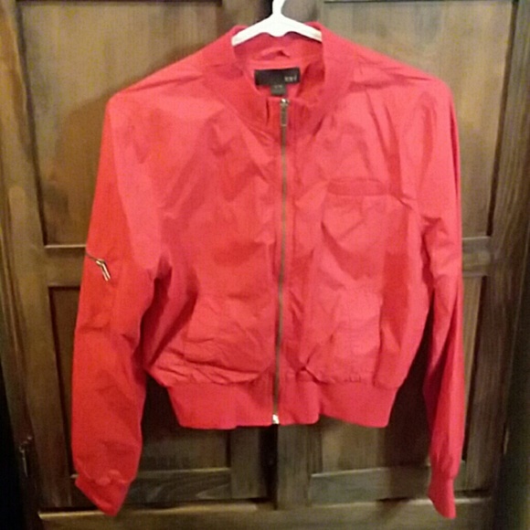 3 for $15 Vintage style red bomber jacket - Picture 2 of 5