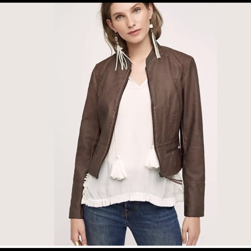 Anthropologie Hei Hei Dara Moto jacket