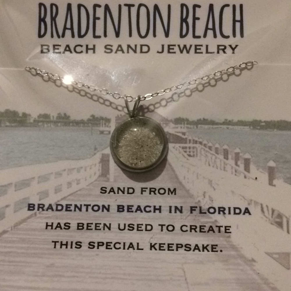 Beach sand Necklace made in USA