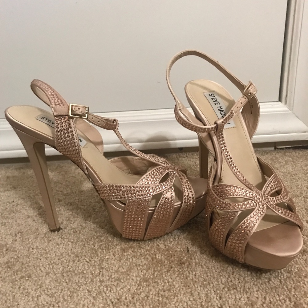 Rose gold heels