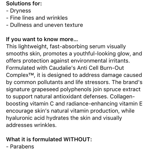 SOLD / Cauadlie VineActiv Serum - Picture 2 of 2