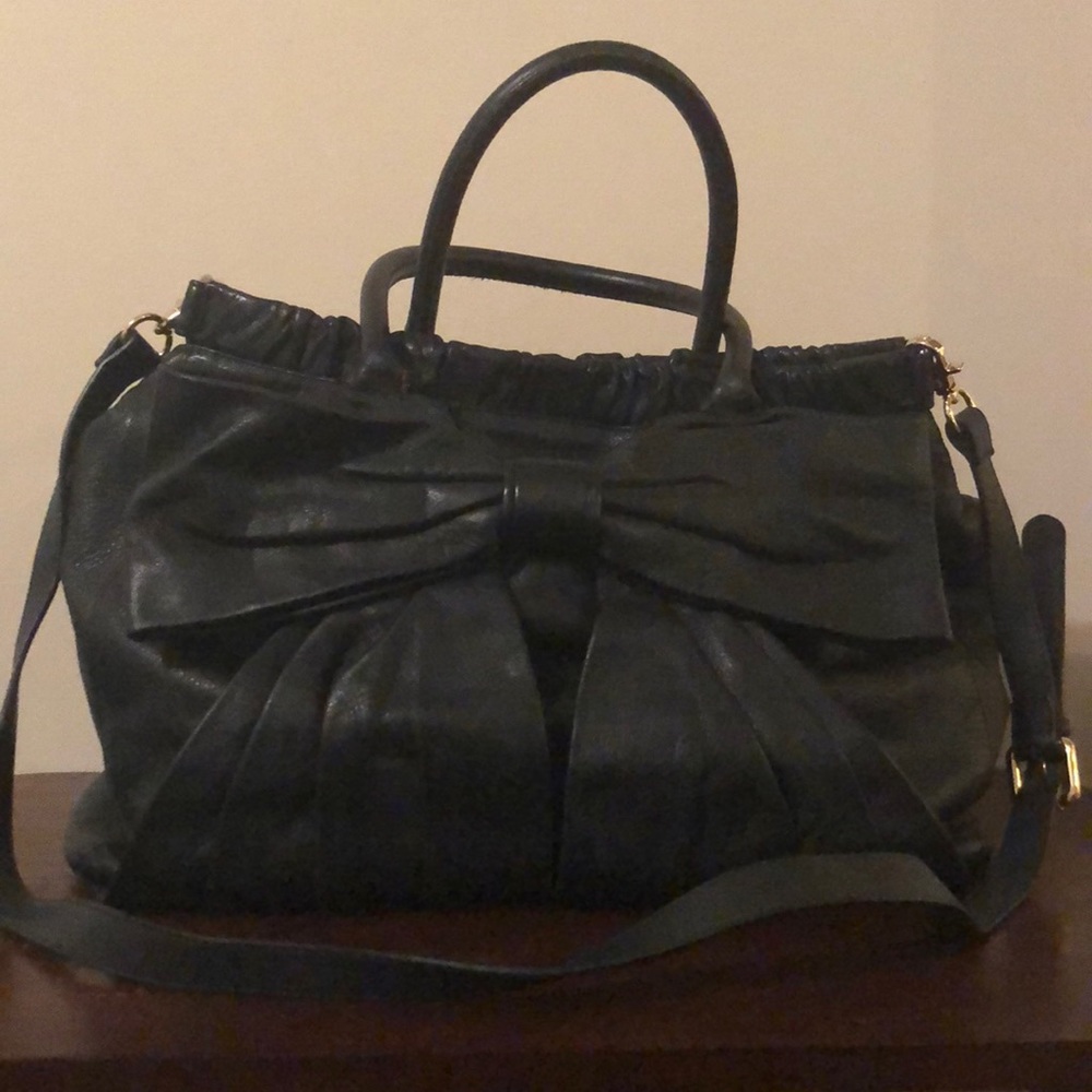 RED by Valentino Oversized Bow Tote - Black