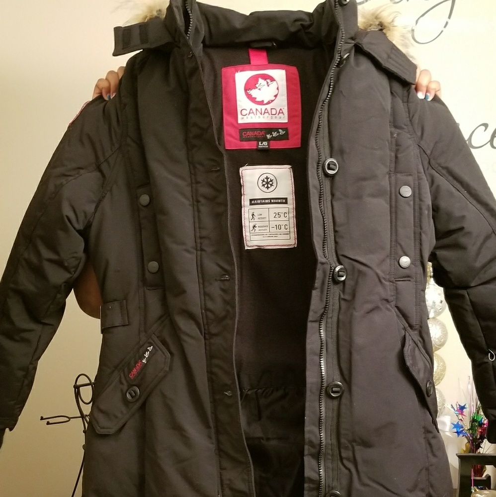 NWT Womens Canada Weather Gear Goose Down Coat