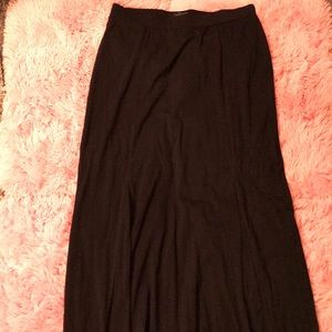 NWOT The Limited black maxi skirt
