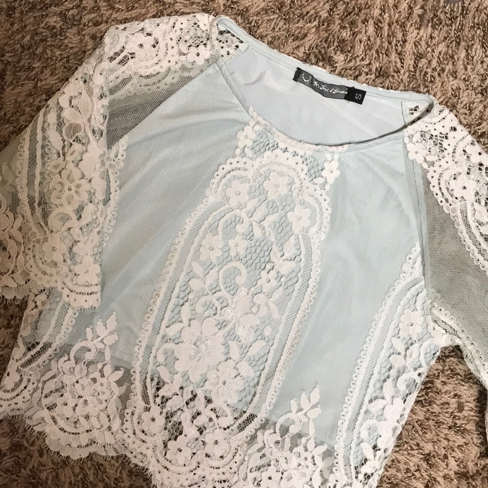 For love & lemons lace top