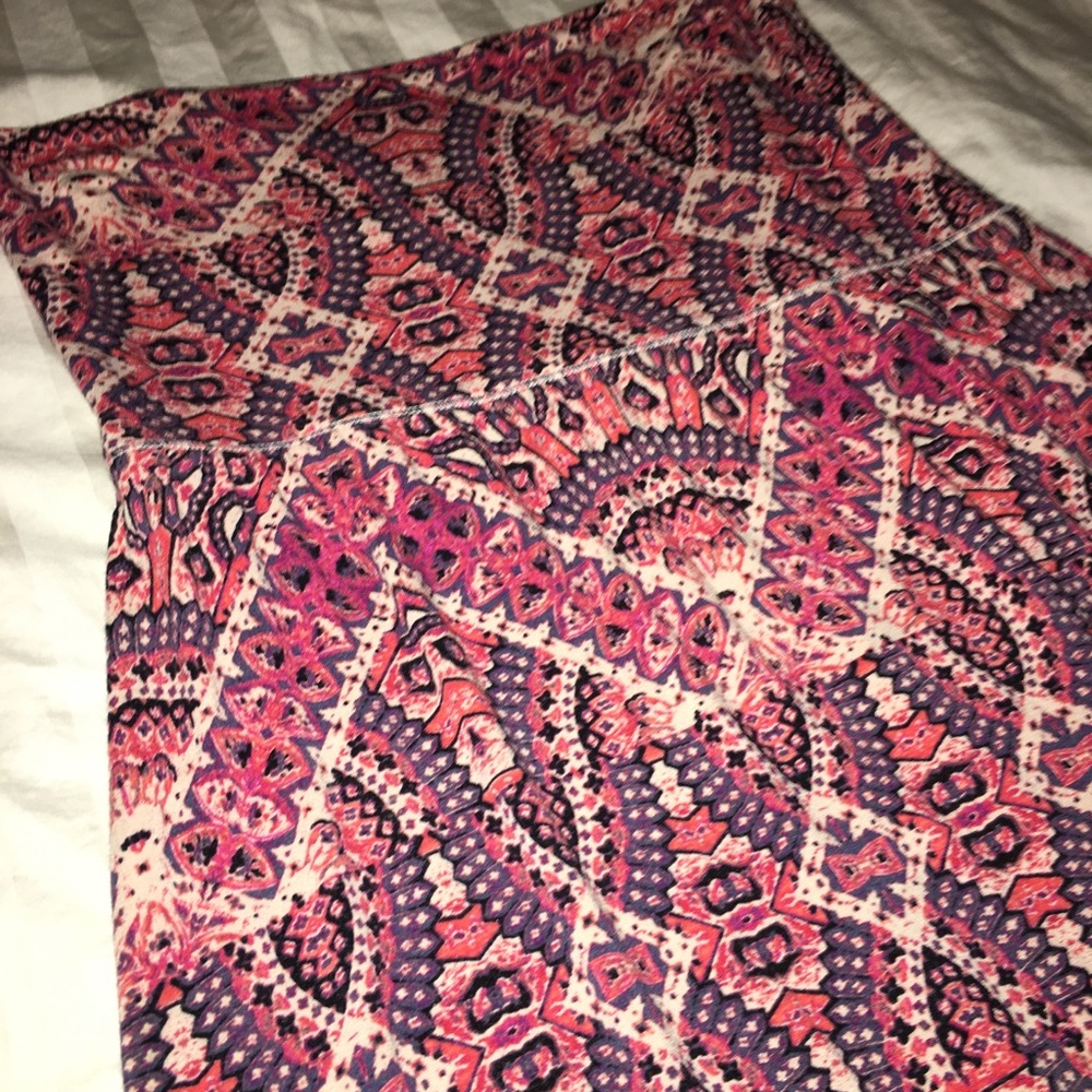 Cynthia Rowley maxi fold over skirt