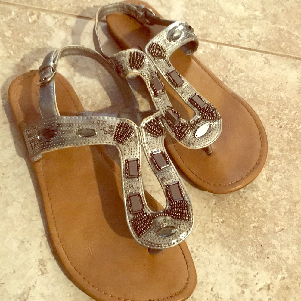 Sparkly sandals