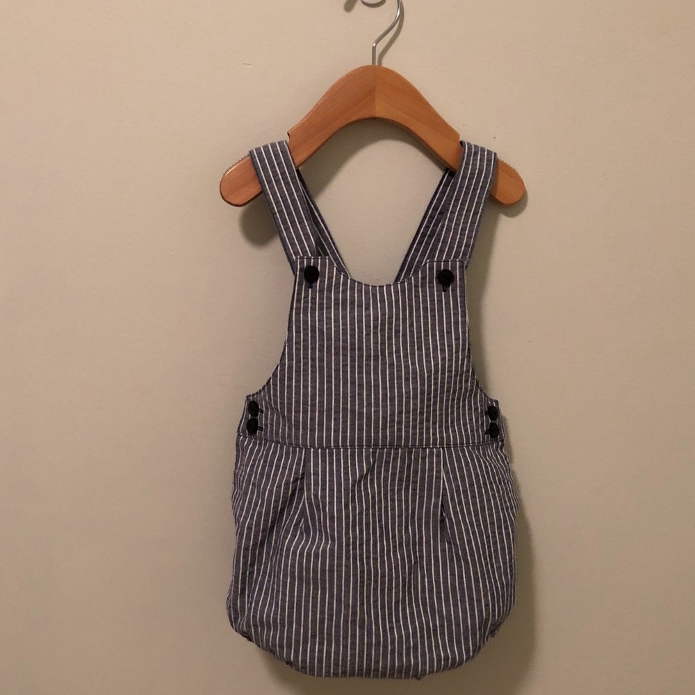 La Coqueta stripe short romper