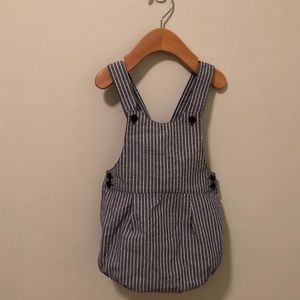 La Coqueta stripe short romper