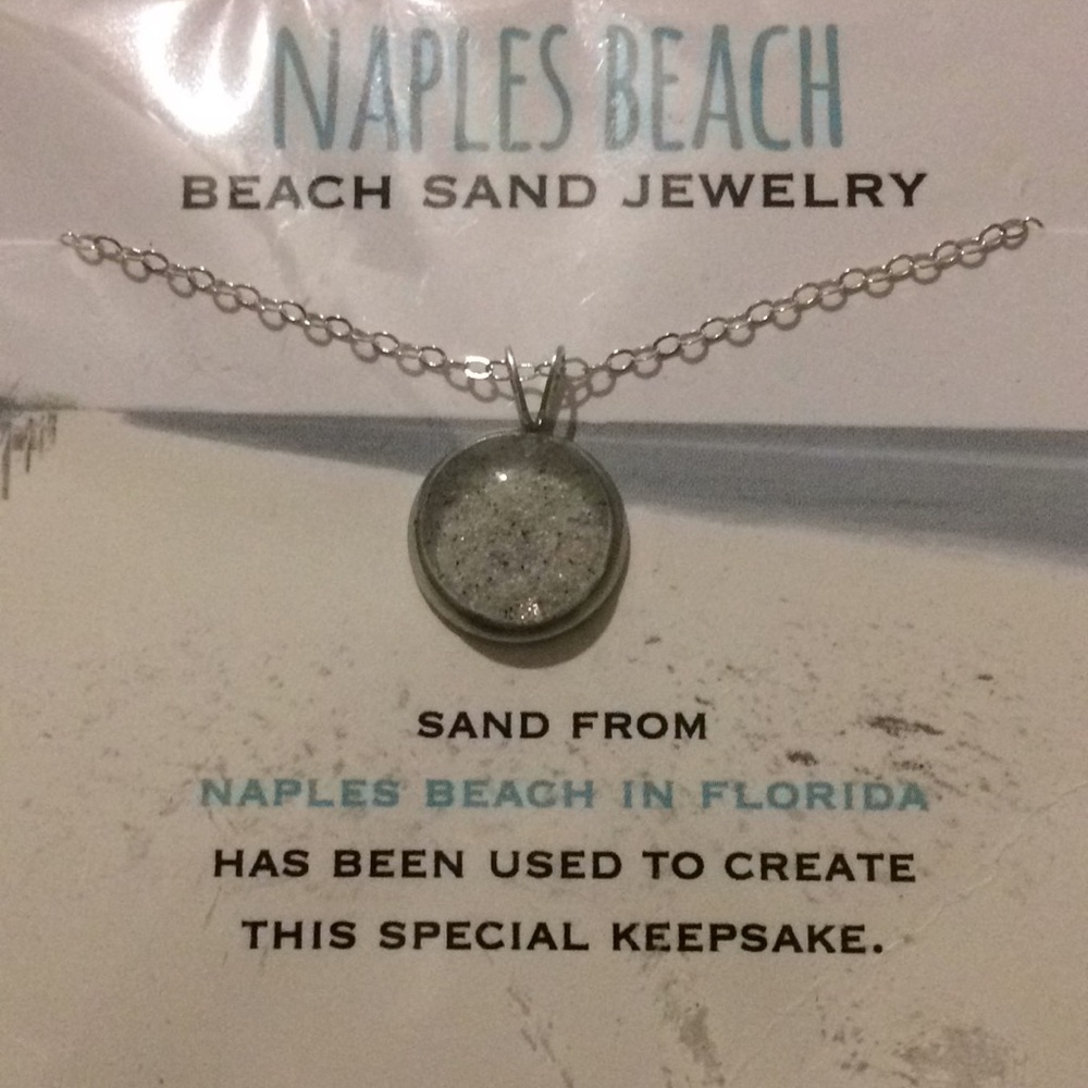 Beach sand necklace made in USA
