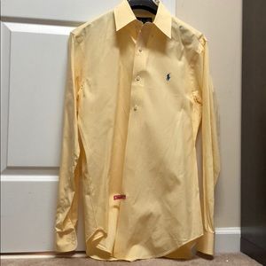 Polo Button Down Pale Yellow