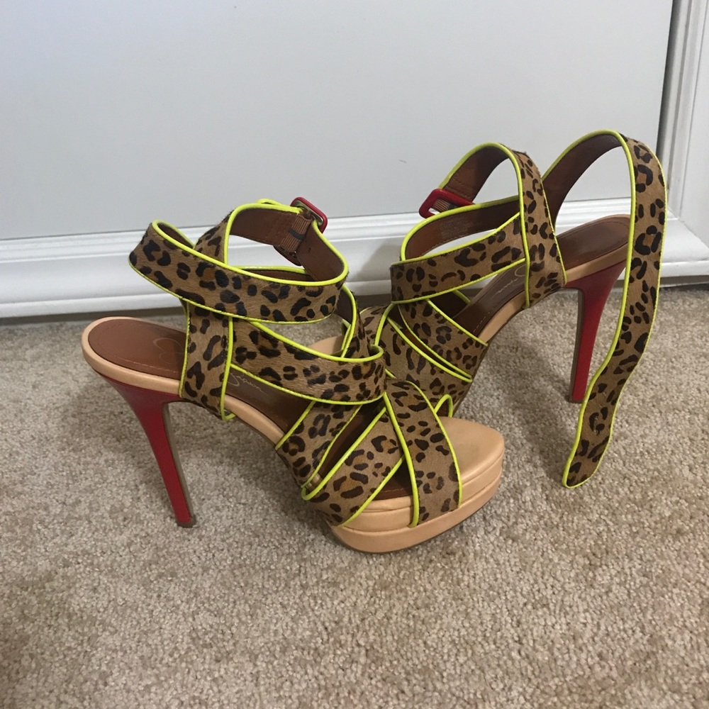 Cheetah print heels