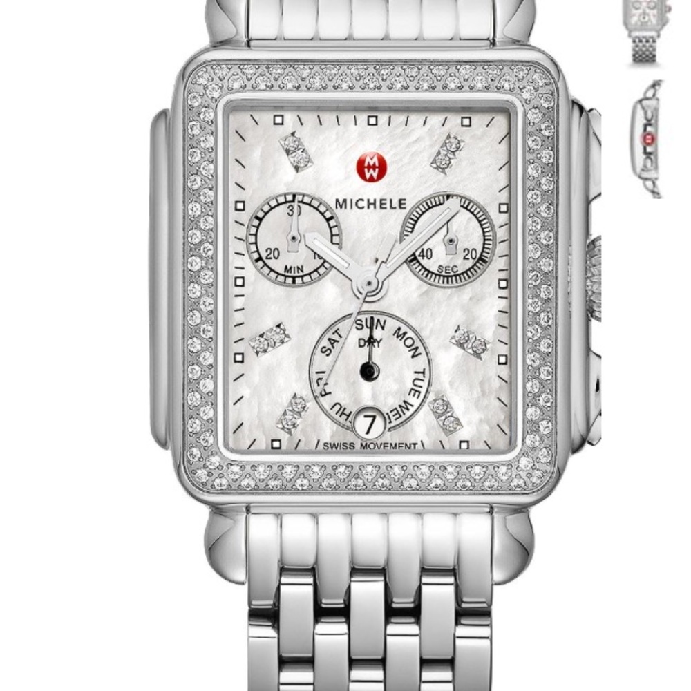 Michele Deco Diamond Watch