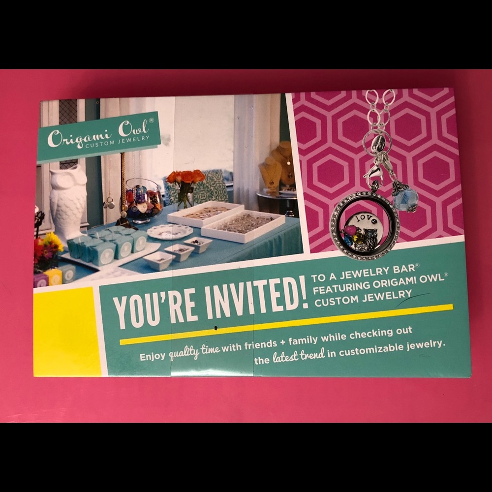 Origami owl party invites 25 for business