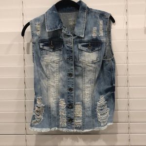 Denim vest