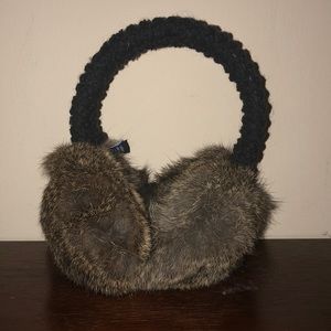 Hat Attack Rabbit Fur Earmuffs
