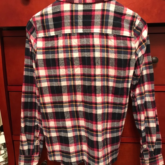 Forever 21 S Plaid Flannel shirt long sleeve - Picture 2 of 4