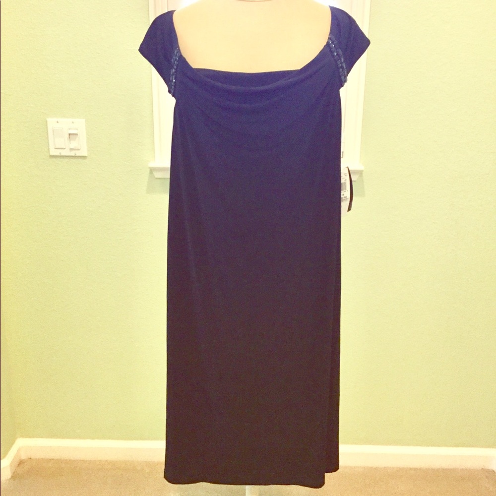Signature by Sangria Black Cocktail Dress