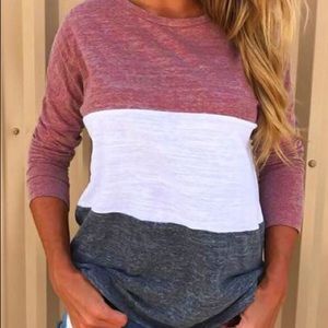 Multicolored top