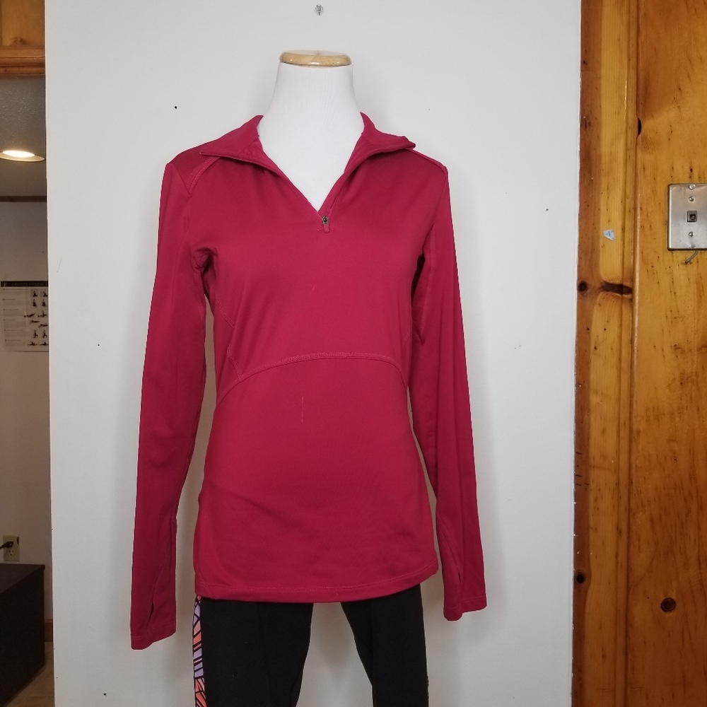 Athleta Half-Zip Running Pullover Top - image 1